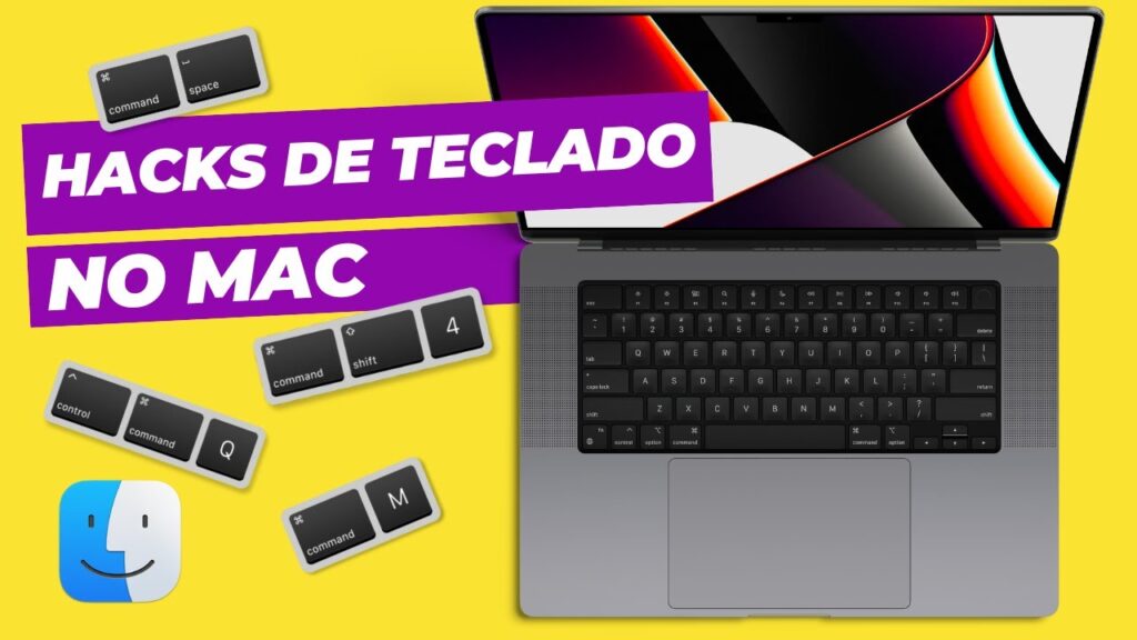 Atalhos de teclado no Mac